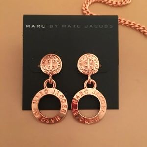 NWT✨ Marc Jacobs rose gold earrings